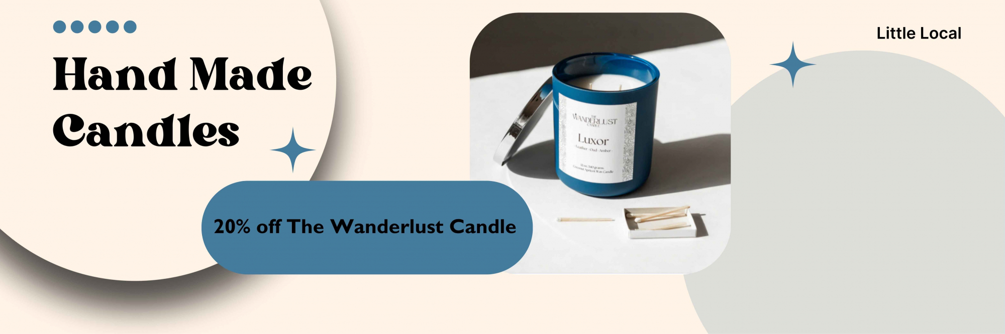 Wanderlust Candle sale